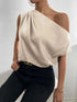 'Ceridwen' Rushed Off Shoulder Blouse - Celes Fashion